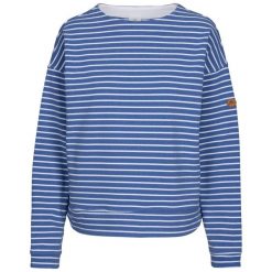 Koszulka/Bluza Damska Soothing Striped Marl Top. Fioletowe bluzki damskie Trespass, xs, bez wzorów, sportowe, bez kołnierzyka, bez ramiączek. Za 210.99 zł.