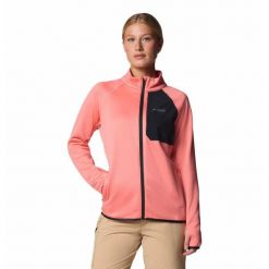 Columbia Bluza Triple Canyon 2085193685. Czerwone bluzy damskie Columbia, bez wzorów, bez ramiączek, bez kaptura. Za 256.99 zł.