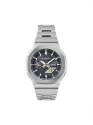 G-Shock Zegarek GM-2110D-8AER Srebrny. Szare, analogowe zegarki męskie G-Shock, bez wzorów, srebrne. Za 1,399.00 zł.