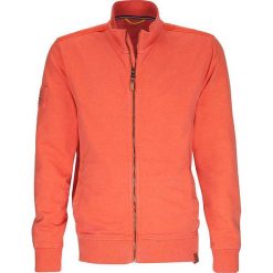 Kardigan w kolorze pomarańczowym. Brązowe swetry męskie Camel Active, m, bez wzorów, ze skóry, bez kołnierzyka, bez ramiączek. W wyprzedaży za 175.95 zł.