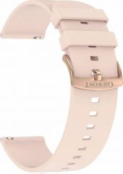 Giewont Pasek do Smartwatch Giewont GW330 Silikonowy RÓŻOWY GWP330-1. Czerwone zegarki smartwatch Giewont, bez wzorów. Za 33.62 zł.