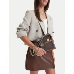 Torebka Nine West. Brązowe listonoszki damskie Nine West, bez wzorów, bez dodatków. Za 329.99 zł.