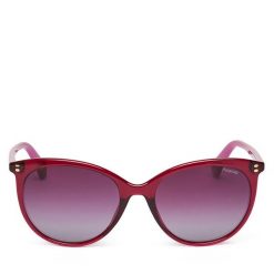 Okulary przeciwsłoneczne Polaroid. Czerwone okulary przeciwsłoneczne damskie POLAROID. Za 229.99 zł.