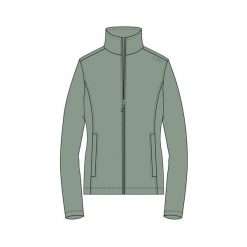 Bluza damska turystyczna CMP 33H2356. Zielone bluzy damskie CMP, xl, bez wzorów, z materiału, sportowe, bez ramiączek, z kapturem. Za 199.99 zł.