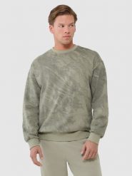 4F Bluza dresowa nierozpinana bez kaptura męska - khaki XL. Brązowe bluzy męskie 4F, m, bez wzorów, z bawełny, klasyczne, bez ramiączek, bez kaptura. W wyprzedaży za 79.99 zł.