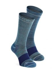 Skarpety trekkingowe Ortovox Alpine Mid Socks. Zielone skarpety męskie ORTOVOX, bez wzorów, z materiału. Za 108.89 zł.
