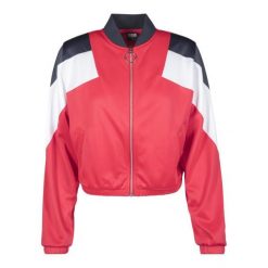 Damska klasyczna parka miejska w 3 kolorach. Czerwone parki damskie Urban Classics, na zimę, bez wzorów, bez kaptura. Za 198.50 zł.