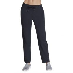 Spodnie sportowe damskie Slip-Ins: GO Walk Uptown Pant. Niebieskie spodnie dresowe damskie Skechers, bez wzorów, z nylonu, sportowe, trekkingowe. Za 199.99 zł.