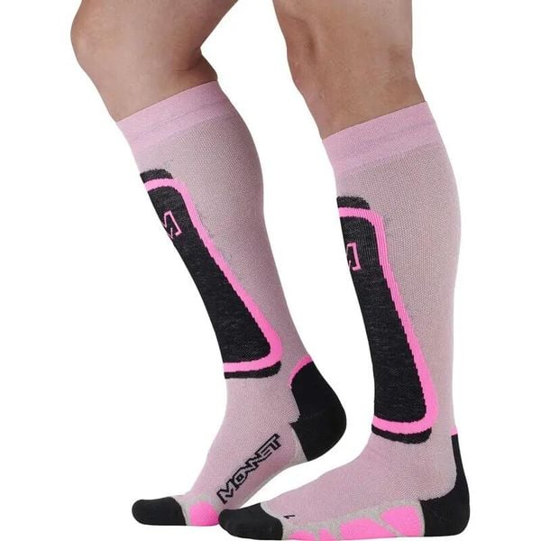 Skarpetki Monnet Fusion. Brązowe skarpetki damskie MONNET, bez wzorów, z elastanu. Za 164.50 zł.