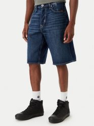 G-Star Raw Szorty jeansowe Deeggie D28474-D536 Niebieski Regular Fit. Niebieskie szorty męskie G-Star Raw, bez wzorów, z bawełny, retro. Za 279.99 zł.