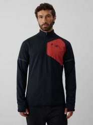 4F Bluza trekkingowa regular bez kaptura męska - czarna S. Czarne bluzy męskie 4F, l, bez wzorów, z materiału, klasyczne, bez ramiączek, bez kaptura. Za 199.99 zł.