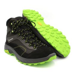 Buty trekkingowe Garsport Avereau Mid Wodoodporne czarne. Czarne trekkingi męskie GARSPORT, bez zapięcia. W wyprzedaży za 269.00 zł.