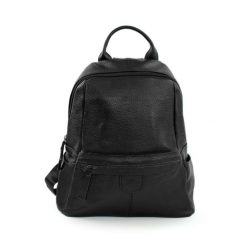 Plecak damski Solier Aslen FV01 czarny. Czarne plecaki damskie Solier, bez wzorów, z materiału, biznesowe. Za 226.99 zł.