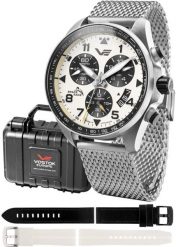 Zegarek męski Vostok Europe 6S30-325A743-MEGA SET srebrny. Szare zegarki męskie Vostok Europe, bez wzorów, srebrne. Za 2,670.00 zł.