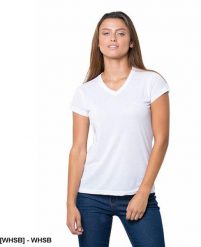 JHK - T-shirt damski v-neck z krótkim rękawkiem M. T-shirty damskie JHK, m, bez wzorów, bez kołnierzyka, bez ramiączek. Za 16.11 zł.