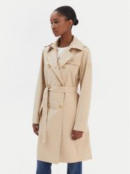 JOOP! Trencz Cindy 30044769 Beżowy Regular Fit. Brązowe płaszcze damskie JOOP!, bez wzorów, z syntetyku, bez kołnierzyka, bez kaptura. Za 1,229.00 zł.