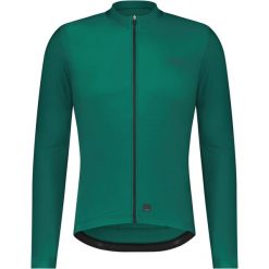 Koszulka z długim rękawem ELEMENT, Mirror Green. Zielone bluzy sportowe męskie Shimano, na zimę, bez wzorów, z tkaniny, bez kaptura, rowerowe. Za 448.50 zł.