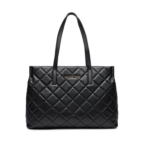 Torebka Valentino. Czarne shopperki damskie Valentino, bez wzorów, bez dodatków. Za 477.99 zł.