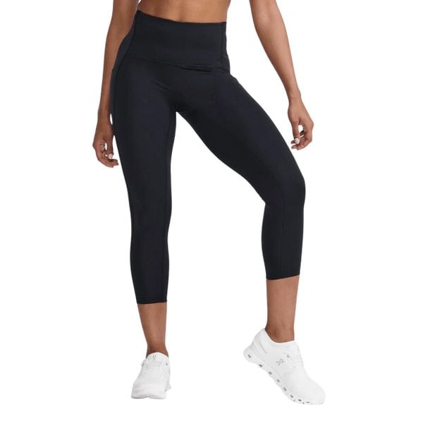 Damskie legginsy kompresyjne 7/8 z wysokim stanem 2XU Form Stash. Czarne legginsy damskie 2XU, bez wzorów. W wyprzedaży za 411.45 zł.