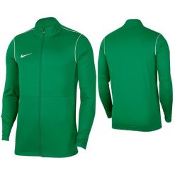 Bluza piłkarska męska Nike Dry Park 20 Dri-Fit rozpinana bez kaptura ze stójką. Zielone bluzy sportowe męskie Nike, m, bez wzorów, bez kaptura, do piłki nożnej, dri-fit (nike). Za 117.00 zł.