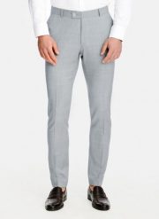 PAKO LORENTE - Szare spodnie garniturowe z wełny. Szare garnitury męskie Pako Lorente, m, bez wzorów, z wełny, młodzieżowe. Za 999.99 zł.