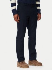 Tommy Hilfiger Chinosy Denton MW0MW43151 Granatowy Regular Fit. Niebieskie eleganckie spodnie męskie Tommy Hilfiger, bez wzorów, z bawełny. Za 529.99 zł.