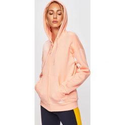Adidas Performance - Bluza. Czerwone bluzy damskie adidas Performance, m, bez wzorów, z bawełny, bez ramiączek, z kapturem. Za 269.90 zł.