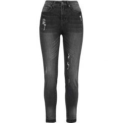 Cellbes Dżinsy ciemnoszary denim female szary/niebieski 34. Niebieskie jeansy damskie Cellbes, bez wzorów, z denimu, klasyczne, z standardowym stanem. W wyprzedaży za 119.00 zł.