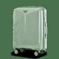 Walizka kabinowa Wings COCKATIEL polipropylen 20" ARMY GREEN. Zielone walizki damskie Wings, bez wzorów, z materiału. Za 219.90 zł.