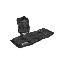 Obciążniki od 0,5 do 5 kg na kostki i nadgarstki na ręce Gorilla Sports. Czarne piżamy męskie GORILLA SPORTS, uniwersalny, bez wzorów, z materiału, bez kołnierzyka, bez ramiączek. Za 59.99 zł.