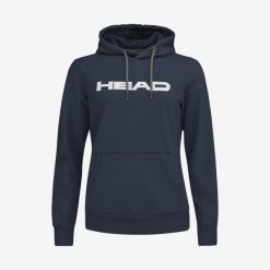 Bluza z kapturem damska CLUB ROSIE. Niebieskie bluzy damskie Head, xs, bez wzorów, sportowe, bez ramiączek, z kapturem. W wyprzedaży za 161.00 zł.