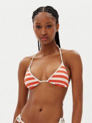 Tommy Hilfiger Góra od bikini UW0UW05901 Pomarańczowy. Brązowe bikini Tommy Hilfiger, bez wzorów, z syntetyku. Za 129.99 zł.