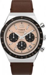 Zegarek Timex Zegarek męski Timex TW2W51800 brązowy. Brązowe zegarki męskie Timex, bez wzorów. Za 792.00 zł.