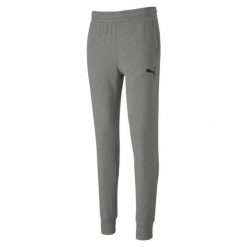 Spodnie piłkarskie męskie Puma teamGOAL 23 Casuals Pants. Szare spodnie sportowe męskie Puma, m, bez wzorów, z dresówki, do piłki nożnej. Za 129.00 zł.