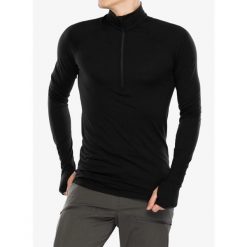 Bluza termoaktywna męska Houdini Desoli Light Half Zip. Czarne bluzy męskie Houdini, na zimę, m, bez wzorów, sportowe, bez ramiączek, bez kaptura. Za 386.99 zł.