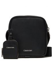 Calvin Klein Saszetka Ck Est. Pu Cube Reporter K50K511861 Czarny. Czarne saszetki i nerki męskie Calvin Klein, ze skóry. Za 219.99 zł.