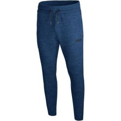 Spodnie dresowe Jako jogging Premium Basics. Niebieskie spodnie sportowe męskie Jako, bez wzorów, z dresówki, do biegania. Za 289.35 zł.