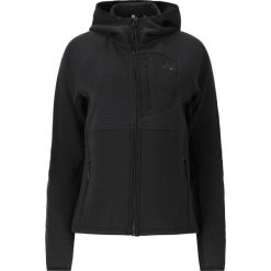 Bluza trekkingowa damska Whistler Langley Power Stretch. Czarne bluzy damskie Whistler, bez wzorów, bez ramiączek, bez kaptura. W wyprzedaży za 201.99 zł.