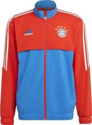 Adidas Bluza adidas FC Bayern Pre Jacket HU1274. Bluzy męskie Adidas, m, bez wzorów, bez ramiączek, bez kaptura. Za 195.29 zł.