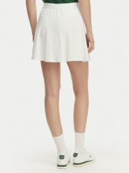 Lacoste Spódnica tenisowa JF0218 Biały Regular Fit. Białe szorty damskie Lacoste, bez wzorów, z syntetyku, sportowe. Za 359.99 zł.