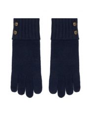 LAUREN RALPH LAUREN Rękawiczki 454P04468005 Granatowy. Niebieskie rękawiczki damskie Lauren Ralph Lauren, bez wzorów, z dzianiny. Za 329.99 zł.