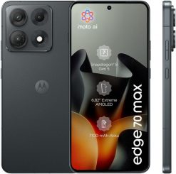 Smartfon Motorola Edge 70 max PANTONE dark shadow (40-63-1973). Szare smartfony Motorola. Za 3,322.41 zł.