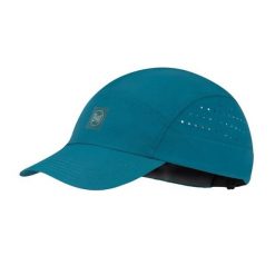 Czapka do biegania Buff Speed Cap. Niebieskie czapki damskie Buff, bez wzorów, sportowe. Za 118.79 zł.