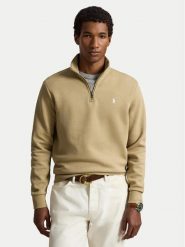 Polo Ralph Lauren Bluza 710P06234509 Beżowy Regular Fit. Brązowe bluzy męskie Polo Ralph Lauren, m, bez wzorów, z bawełny, bez ramiączek, bez kaptura. Za 859.99 zł.