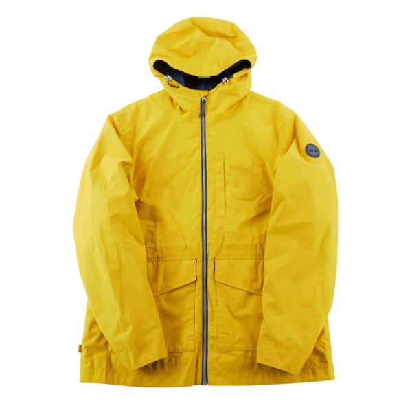 Second life - Parka męska z kapturem Patch Tree Logo - Stan dobry. Żółte parki męskie Timberland, m, z aplikacjami, z jeansu, sportowe, bez kołnierzyka, z kapturem. Za 207.36 zł.