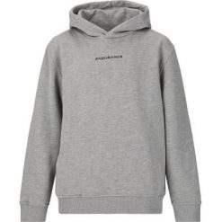 Bluza z kapturem Galen Jr. Szare bluzy damskie Endurance, bez wzorów, z bawełny, eleganckie, bez ramiączek, z kapturem. Za 153.50 zł.