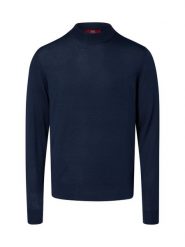 Finshley & Harding London sweter wełniany Mężczyźni Wełna niebieski, XL. Niebieskie swetry męskie Finshley & Harding London, m, bez wzorów, z wełny, bez kołnierzyka, bez ramiączek. Za 279.95 zł.