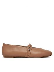 Steve Madden Baleriny Rejoice SM11003565 Brązowy. Brązowe balerinki damskie Steve Madden, bez wzorów, ze skóry, bez obcasa, bez zapięcia. Za 349.99 zł.