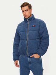 Tommy Jeans Kurtka zimowa DM0DM20438 Niebieski Regular Fit. Niebieskie kurtki męskie Tommy Jeans, na zimę, l, bez wzorów, z bawełny, bez kaptura. Za 689.99 zł.