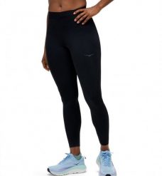 Legginsy damskie do biegania Hoka Novafly Run Tight 25 - black rozmiar: s. Czarne legginsy damskie Nike, bez wzorów. Za 587.72 zł.